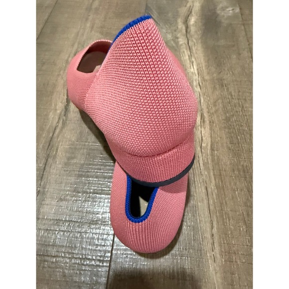NWOT Rothy's The Block Pink High Point Tulip Heels Knit Pointed Toe Size 10.5 - Picture 6 of 12